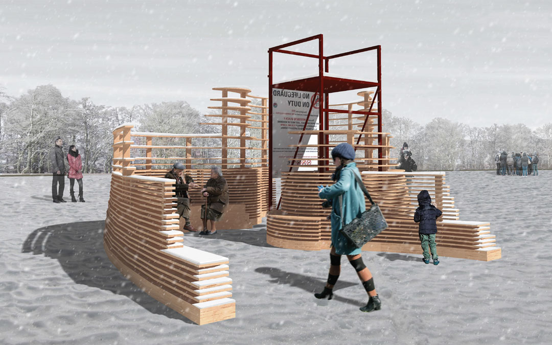 Proud sponsors of Winter Stations - Rising Up, which is being made by landscape architecture students at the University of Guelph