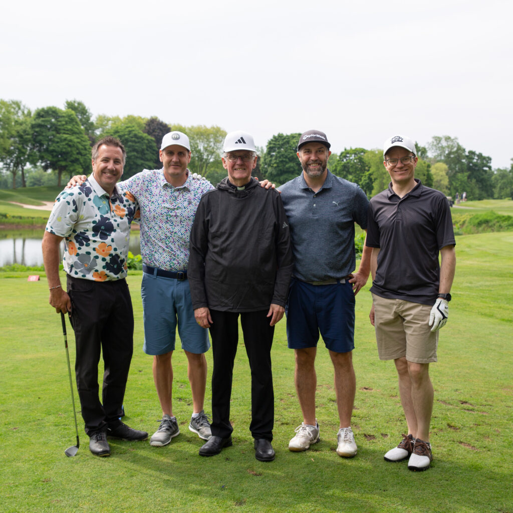 Brad and Oakridge, Ira McDonald Construction and Toms + McNally Design golfing team